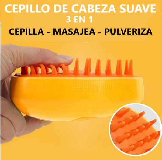 Cepillo Pulverizador Para Mascotas